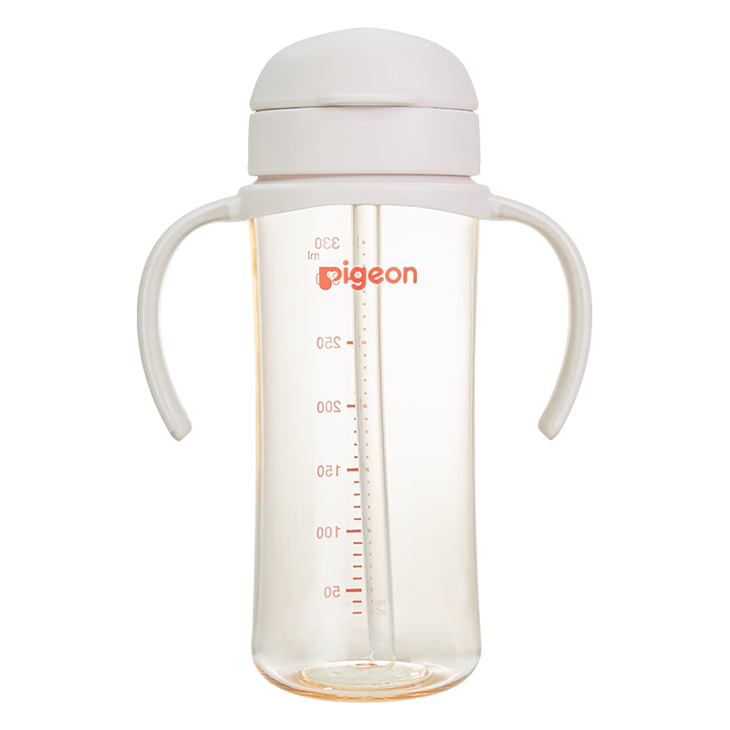 贝亲 自然成长翻盖直饮吸管奶瓶330ml 18月+ AA278 136元（需用券）