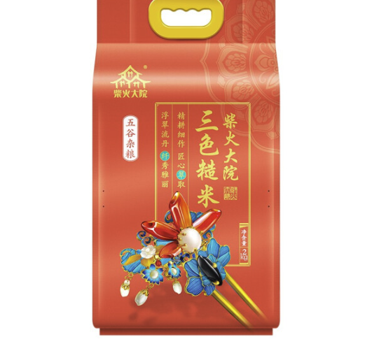 柴火大院 三色糙米 2kg 30.8元（需用券）