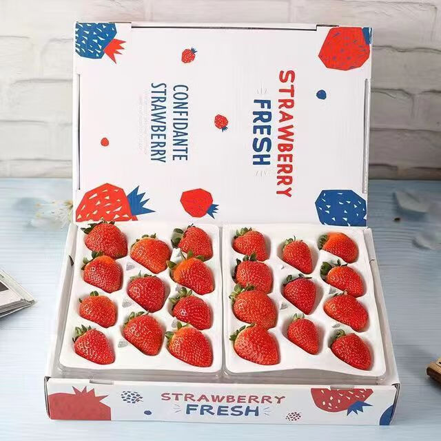花音谷 四川红颜草莓 礼盒一盒15粒 净重300g+ 13.1元（需买4件，需用券）