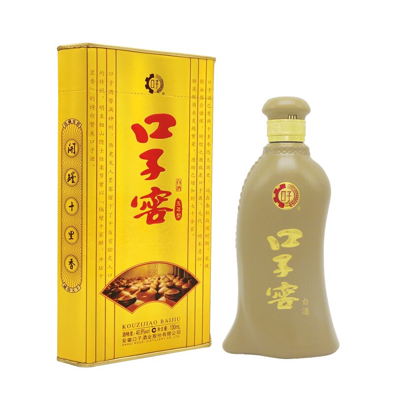 88VIP：口子窖 5年型40.8度100ml小酒单瓶装白酒 11.88元（需用券）