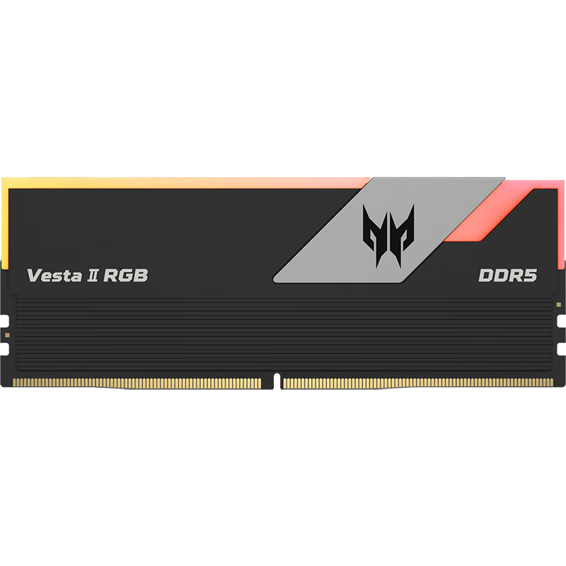 PREDATOR 宏碁掠夺者 32G(16G×2)套装 DDR5 6000频率 台式机内存条 Vesta II 炫光星舰R