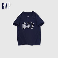 Gap男女幼童2024夏季新款吸湿速干凉感logo短袖T恤 多色多码 93.32元