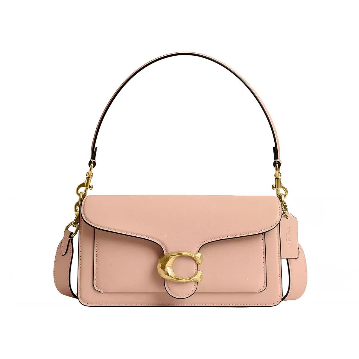 88VIP：COACH 蔻驰 女士单肩包斜挎包手提包 粉色 1237.43元包邮+3000淘金币(需领