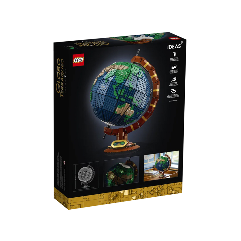 LEGO 乐高 21332地球仪男孩女孩 科学实验拼装积木玩具礼物 1090.55元（需用券