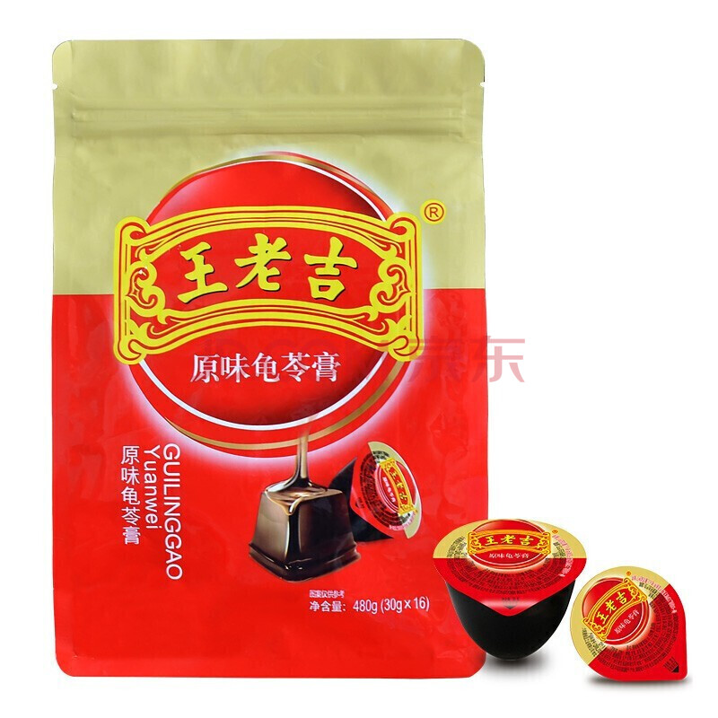 王老吉龟苓膏原味红豆味480g(16个袋装) ￥10.4
