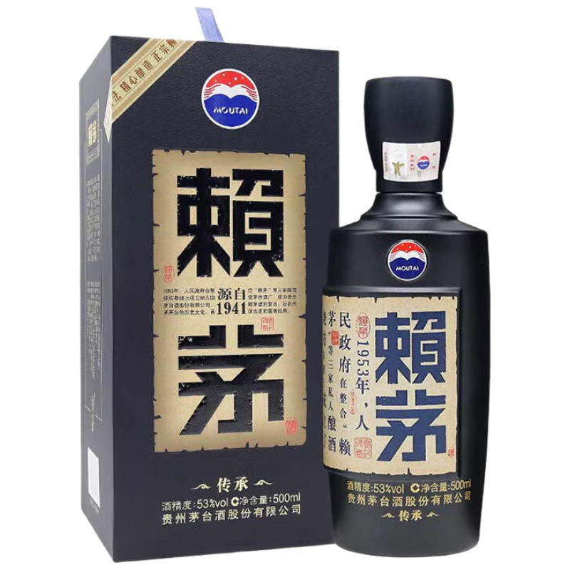 赖茅 传承蓝 酱香型白酒 53度 500ml 单瓶装 354.22元（需plus会员/领券）