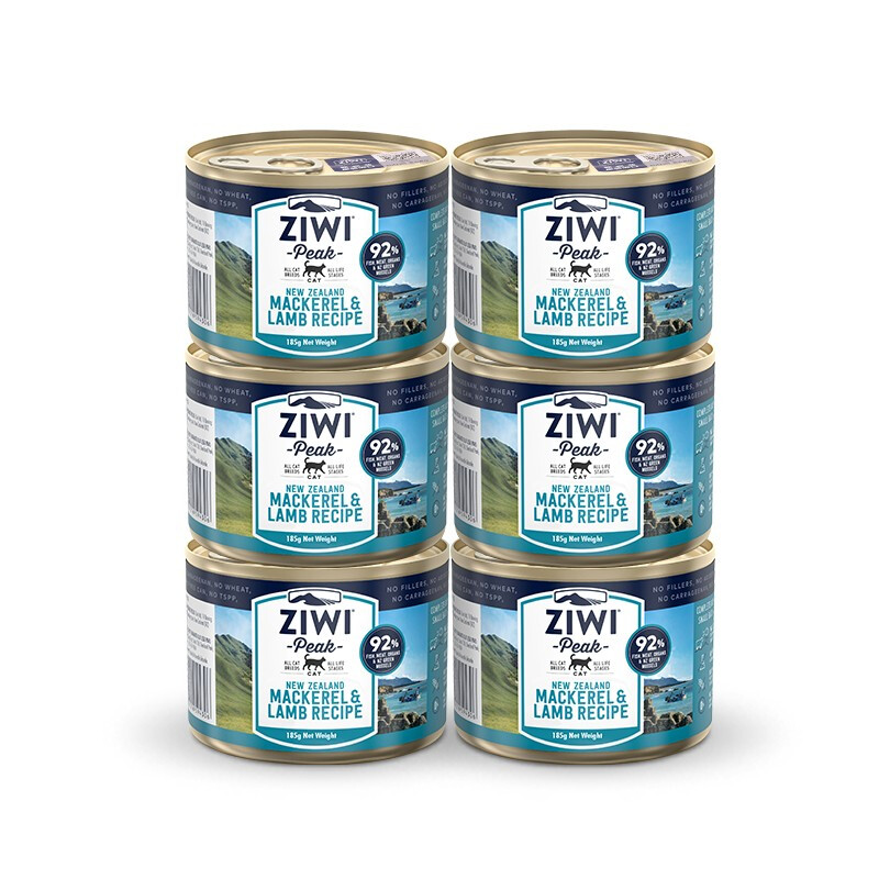 ZIWI 滋益巅峰 主食猫罐头 185g*6罐 马鲛鱼味 92.75元（需用券）