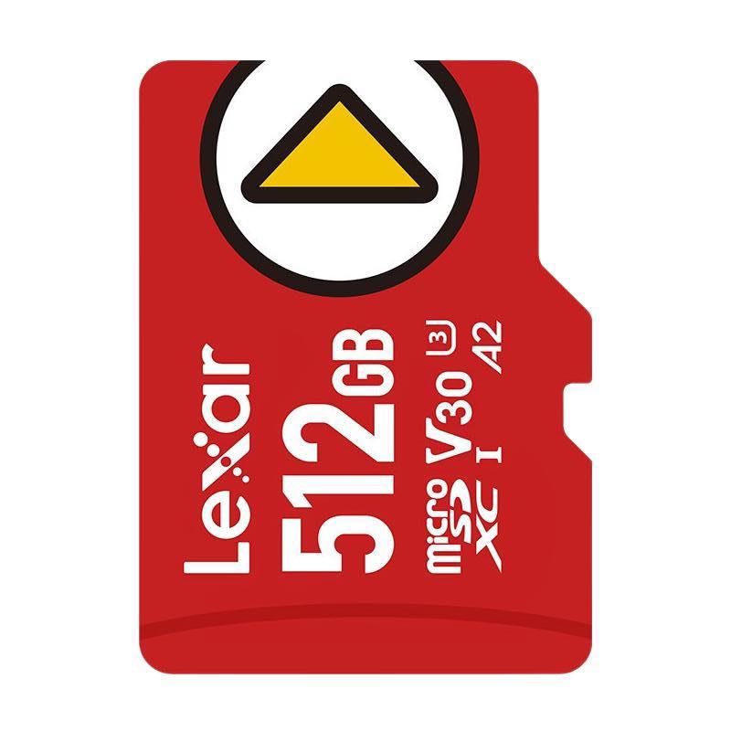 Lexar 雷克沙 PLAY系列 Micro-SD存储卡 512GB（UHS-I、V30、U3、A2） 204.9元（需用券