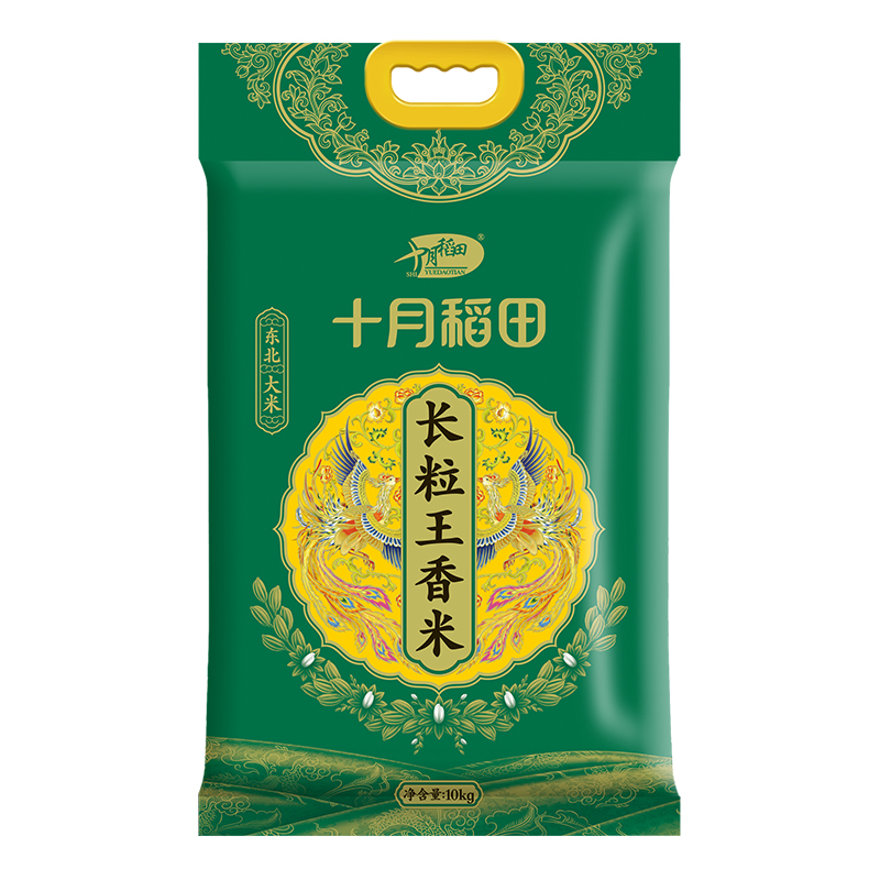 十月稻田 SHI YUE DAO TIAN 长粒王香米 10kg 55.9元