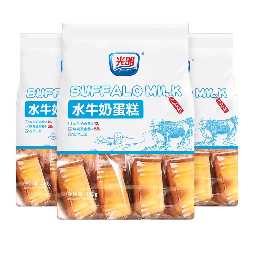 88VIP：光明 Brilliant 水牛奶蛋糕 410g 8.15元（需买3件，需用券）