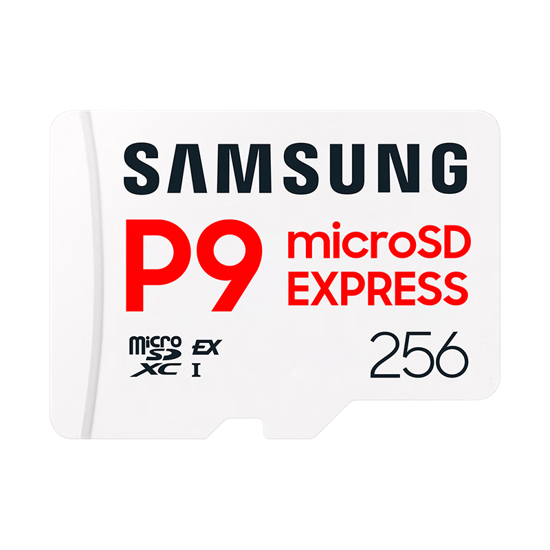 三星 P9 固态存储卡 256GB TF卡 读800MB/s 338.9元