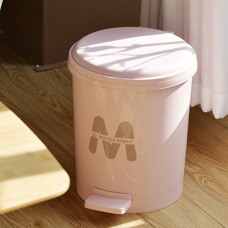 BELO 百露 垃圾桶家用带盖厕所卫生间筒脚踏式大容量客厅轻奢厨房办公室商