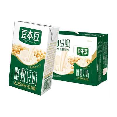 豆本豆 唯甄原味豆奶 250ml*24盒 早餐奶 新老包装随机发 26.98元