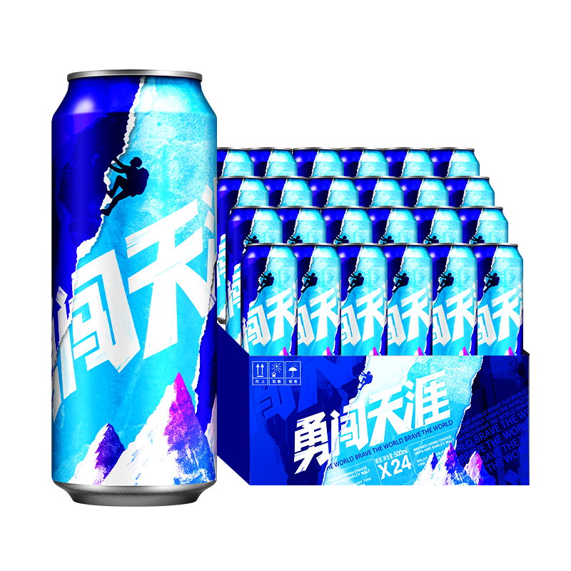 需凑单、PLUS会员：雪花啤酒（Snowbeer） 勇闯天涯 500ml*24听 92.18（主商品74.67