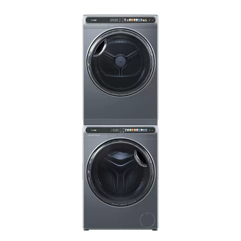 Haier 海尔 晶彩系列 EG100MATESL59S+EHG100MATE59 热泵洗烘套装 ￥3638