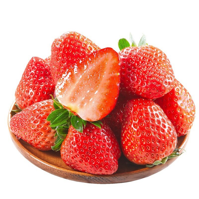 顶鲜佳 新鲜草莓现摘现发 单果15-20克 净重5斤装 9.6元（需买5件，需用券）