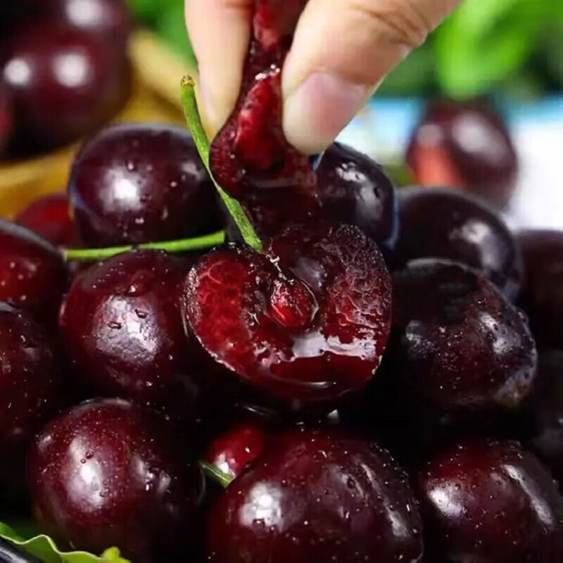 京溢鲜智利车厘子樱桃4J级JD/顺丰-多地次日达5kg进口水果年货礼盒 3斤(净重)