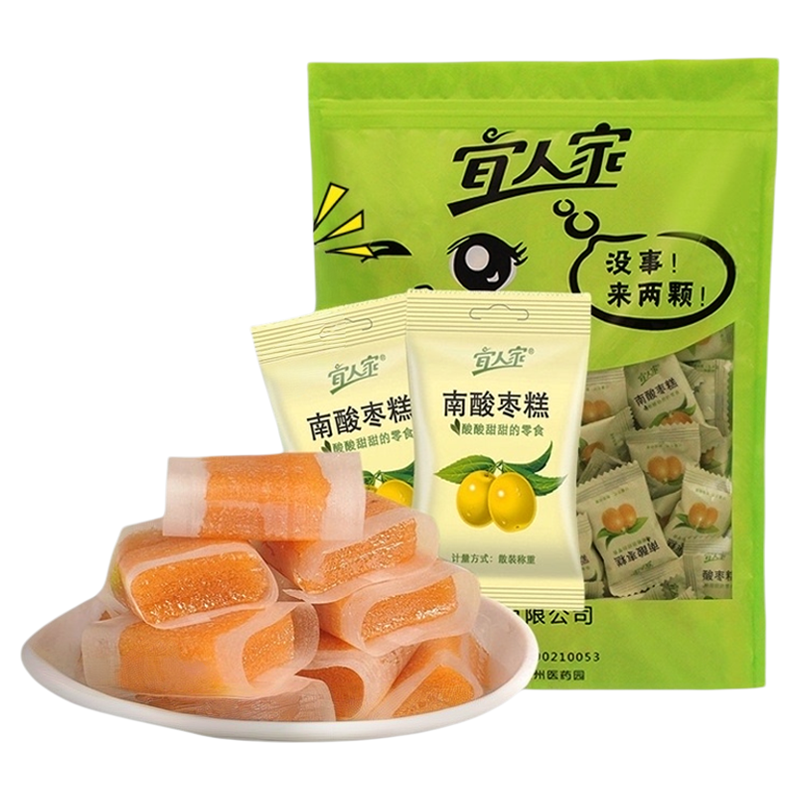 宜人家 南酸枣糕 1000g 500g*2袋 ￥3.6