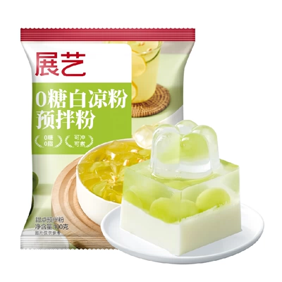 展艺 零糖白凉粉 50g 无添加蔗糖 控糖DIY冰粉 1.88元+1.02元淘金币