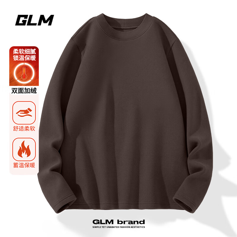 GLM 男士德绒加厚打底衫 26.89元（需用券）