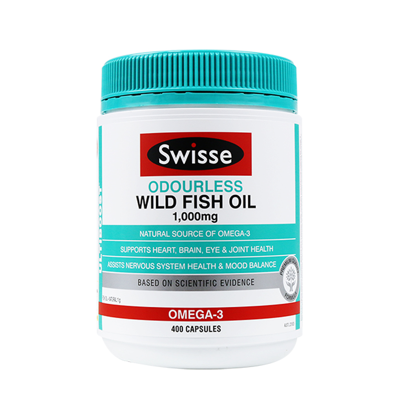 Swisse 斯维诗 深海鱼油软胶囊omega3配鱼肝油成人用DHA中老年官方旗舰店 54.17