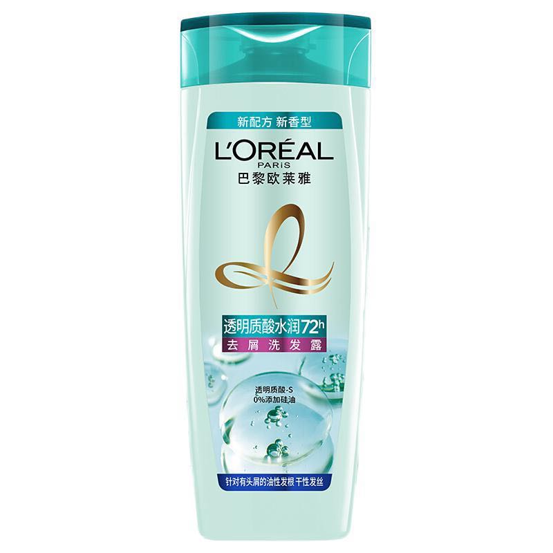 L'OREAL PARIS 透明质酸水润去屑洗发露 400ml 24.9元（需用券）