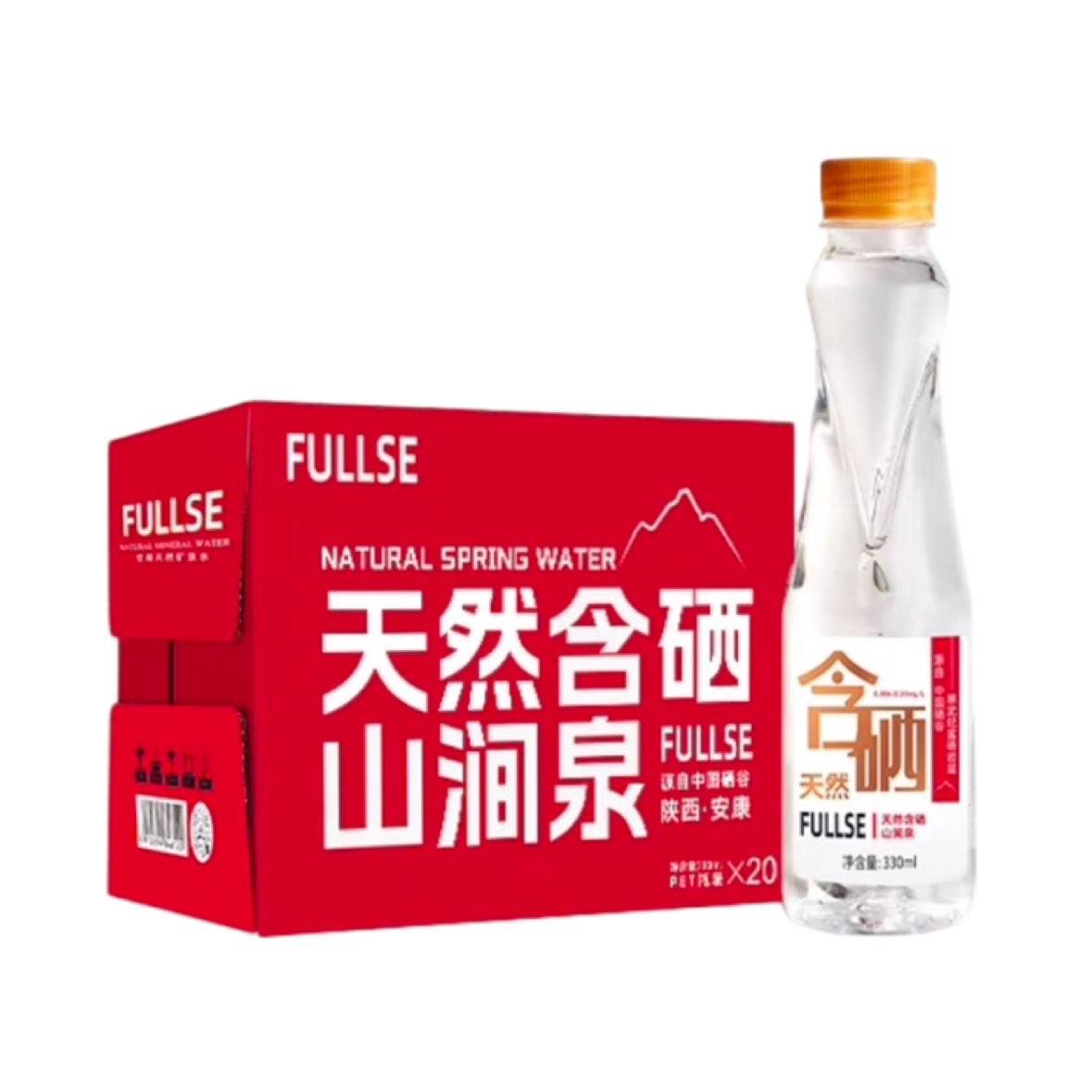 PLUS会员：保利红色经典天然含硒矿涌泉水330mL*20小瓶 33.69元（需领券）