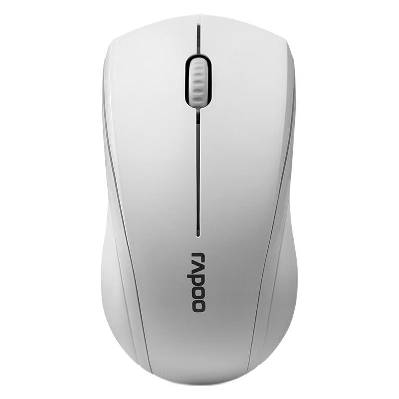 RAPOO 雷柏 N1200 有线鼠标 1000DPI 白色 19.9元