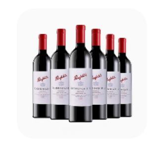 88VIP:奔富寇兰山干红葡萄酒750ml×6瓶 521.55元