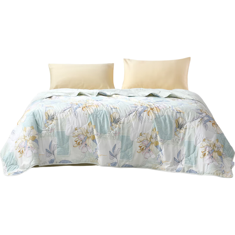 富安娜 甜梦时光七孔抑菌夏被 152x210cm 2斤 109元