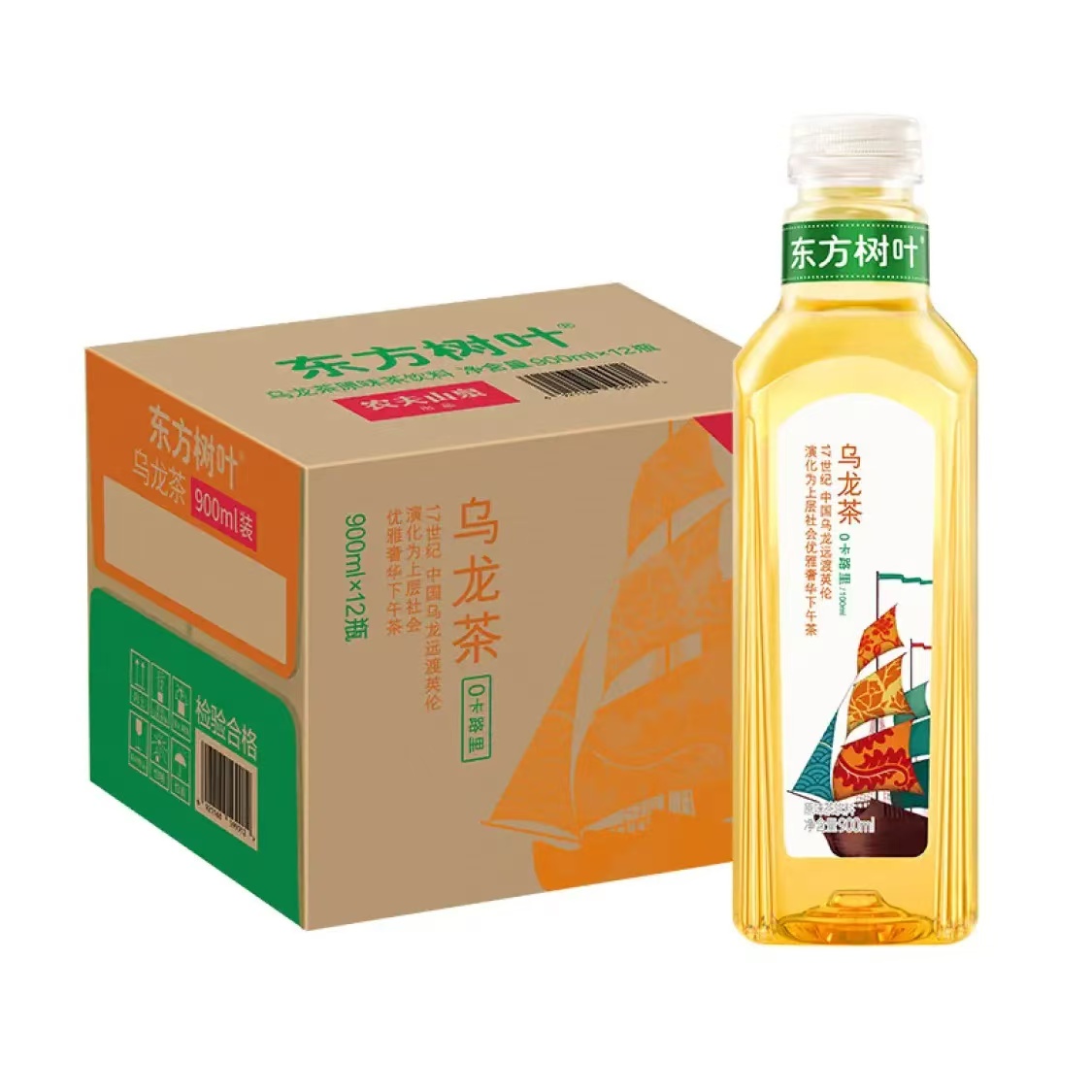 农夫山泉 NONGFU SPRING 东方树叶 乌龙茶 900ml*12瓶 62元（需用券）