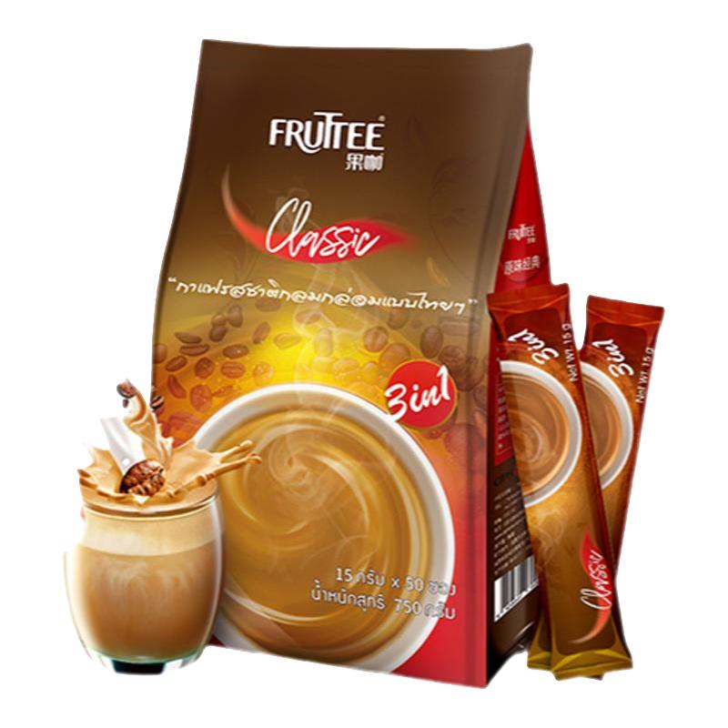 果咖 FRUTTEE 3合1速溶咖啡 经典原味 750g 14.79元（需用券）