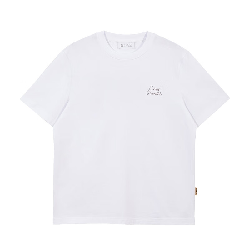 杰克琼斯 夏季新款短袖T恤合集 （门店款）A06雪白色 82.6元（需用券）