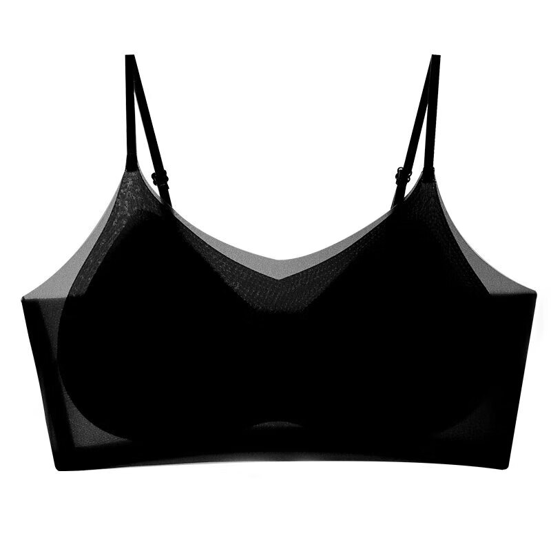 宜而爽 无钢圈冰丝舒适内衣文胸 黑色 19.9元（需用券）
