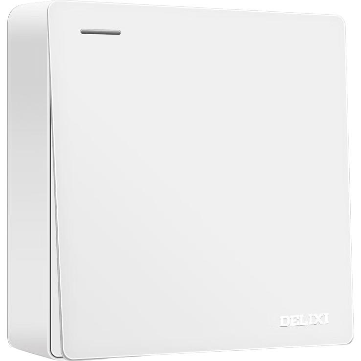 德力西 明装开关插座面板 CD158系列 一开单控开关 6.36元