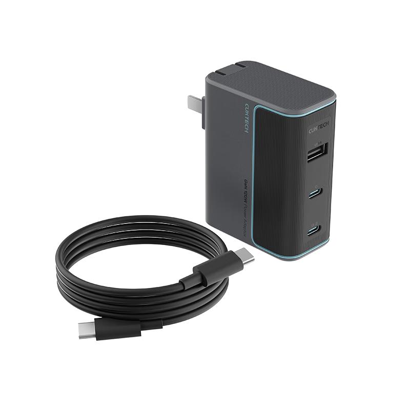 酷态科 AD1003 10号充电器CP 超级闪充块120W 灰色 线充套装 138元