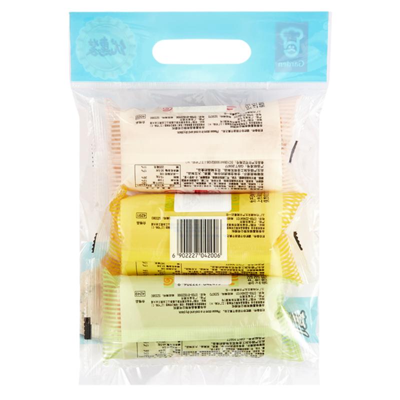 嘉顿 瑞士卷蛋糕红豆柠檬椰子味168g 6.9元