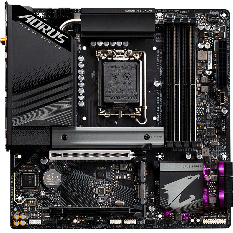 20点、plus：GIGABYTE 技嘉 Z790M AORUS ELITE AX主板DDR5支持CPU 139001370013600KF Intel LGA 1