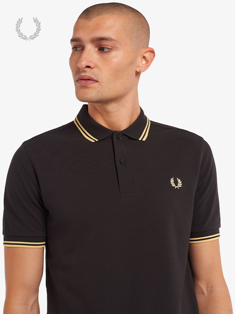 FRED PERRY 男士POLO衫春季商务休闲麦穗短袖重磅多彩T恤M3600OR0 413元（需用券）