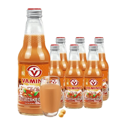 88VIP：泰国70年老牌，Vamino 哇米诺 豆奶泰式奶茶300ml*6瓶 返卡后25.4元包邮（2