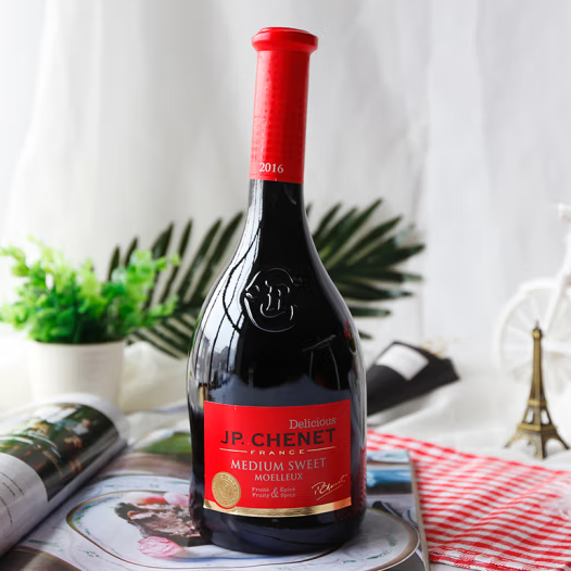 J.P.CHENET 香奈 波尔多 半甜型红葡萄酒 750ml 单瓶装 ￥51.6