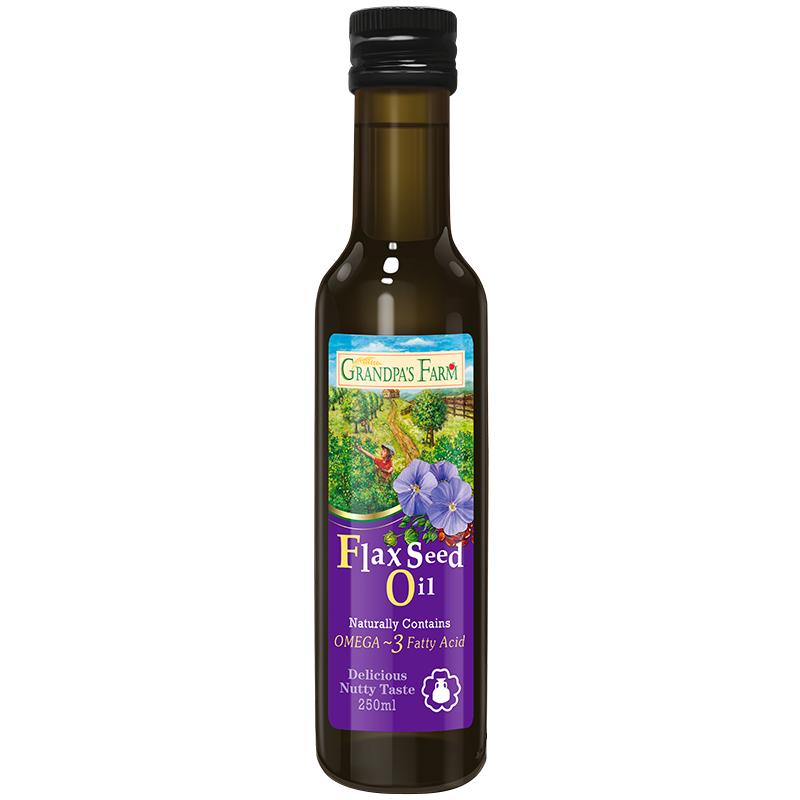 爷爷的农场 GF进口亚麻籽油 一级冷榨 250ml 62元
