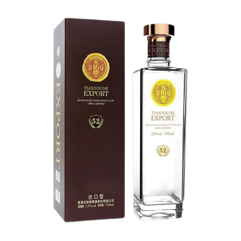 天佑德 青稞酒出口型52度750ML（可使用21淘金币） 132.3元（需买2件，需用券
