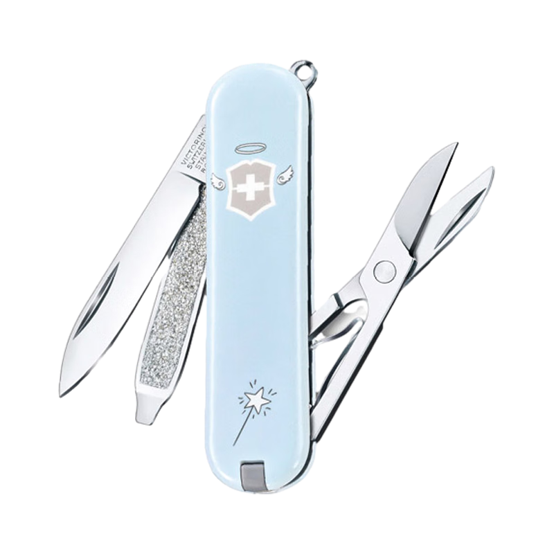 plus会员：VICTORINOX 瑞士军刀典范7项多功能刀水果刀折叠刀具小天使0.6223.7E1*2