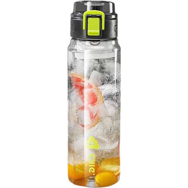 cille 希乐 Tritan材质 墨黑 680ml 带茶隔 塑料杯 16.74元