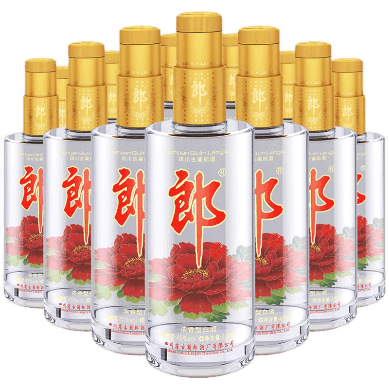 郎酒 顺品郎480金盖 45度 480mL 6瓶 192.4元（需领券）