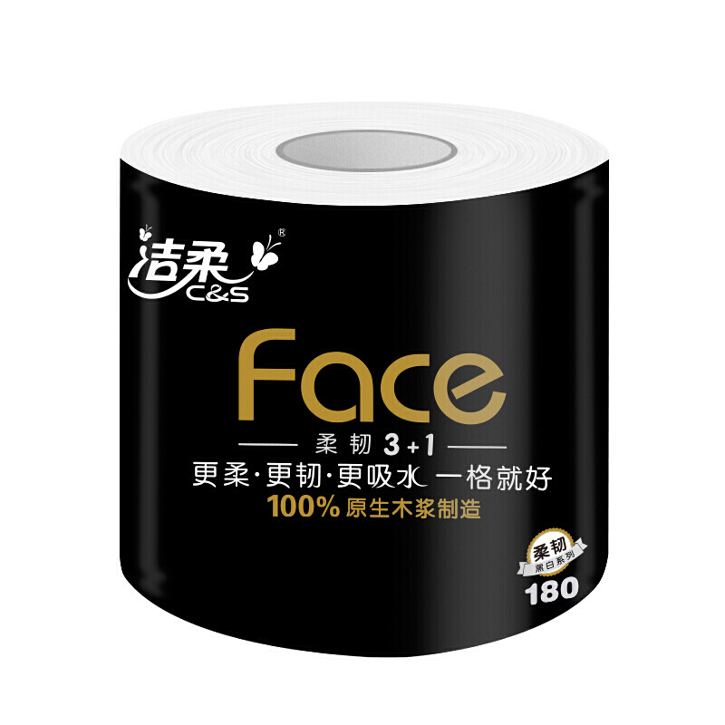 洁柔 Face系列 卷纸 4层180g10卷 29.9元