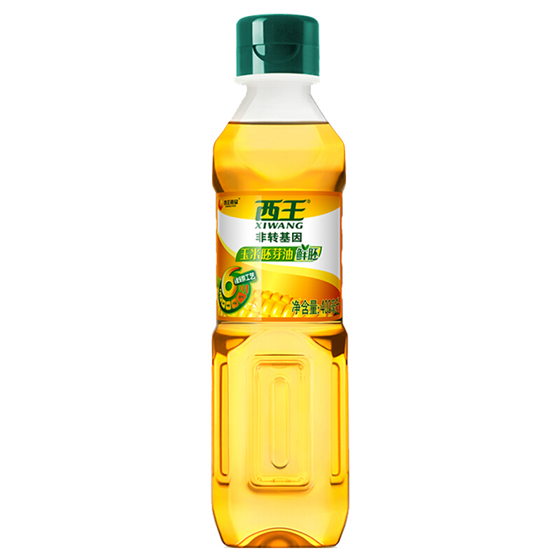 西王 非转基因 鲜胚玉米胚芽油 400ml 4.4元