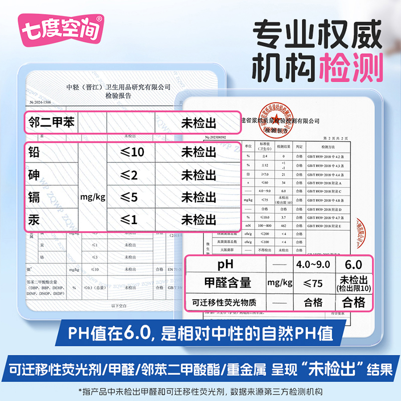 七度空间 天山绒棉敏感肌极薄新疆棉迷你巾正品180mm卫生巾18片 12.26元