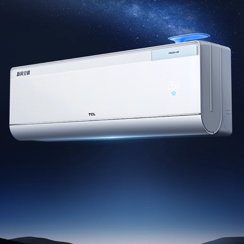 TCL 京东联名新风空调M7 KFR-35GW/YQ7Ec+B1 大1.5匹 新一级能效 2599元